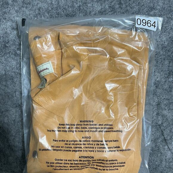 Tommy Bahama 100% Silk Camp Shirt Men's M Orange Button Up Floral Tropical - Picture 16 of 16